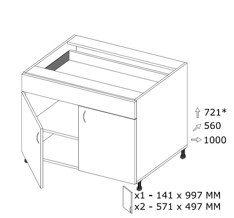 Alakaappi SSZ 10/1 +1F MX L 1000 x K 721 Alakaappi SSZ 10/1 +1F MX L 1000 x K 721